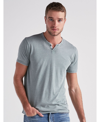 Lucky Brand Men's Venice Burnout Notch Short Sleeves T-shirt In Green