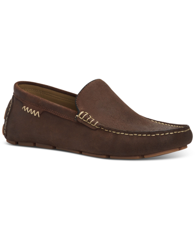 Vince Camuto Men's Eastmon Driver Men's Shoes In Cognac