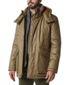 Marc New York Men's Oxley Tumbled Resin Parka Jacket In Tan/beige