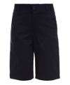 Nautica Big Boys Husky Hunter Flat-front Stretch Twill Shorts In Blue