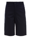 Nautica Big Boys Husky Hunter Flat-front Stretch Twill Shorts In Blue