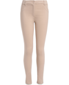 Nautica Little Girls 5 Pocket Stretch Sateen Skinny Pants In Tan/beige