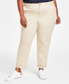 Tommy Hilfiger Th Flex Plus Size Hampton Chino Pants In Tan/beige