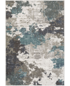 Abbie & Allie Rugs Tiva Tiv-2302 Gray 5'3" X 7'1" Area Rug In Green