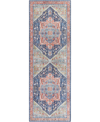 Surya Iris Irs-2312 Navy 2'6" X 7'6" Runner Area Rug In Blue