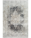 Surya Solar Sor-2305 Charcoal 3' X 5' Area Rug In Black