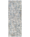 Surya Solar Sor-2307 Mist 3' X 8' Runner Area Rug In Blue