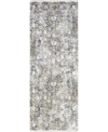Surya Solar Sor-2308 Charcoal 3' X 8' Runner Area Rug In Black