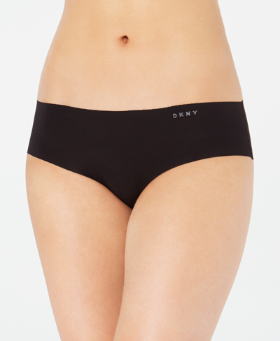 Dkny Litewear Cut Anywear Logo-printed Hipster Underwear Dk5028 In Black,graphite