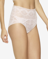 Felina Women's Finesse Modern Mock Wrap Brief In Brown