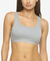 Felina Organic Cotton Bralette In Blue