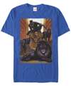 Fifth Sun Men's King Panther Short Sleeve Crew T-shirt In Blue