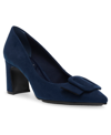 Anne Klein Baretta Buckle Pump In Blue