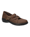 Easy Street Mary Womens Comfort Insole Slip On Mary Janes In Tan/beige