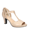 Easy Street Women's Flash Dress Sandals Women's Shoes In Tan/beige