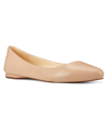 Nine West Women's Speakup Round Toe Slip-on Casual Flats Women's Shoes In Tan/beige