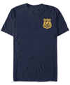 Fifth Sun Pixar - Zootopia Men's Zootropolis Police Badge Short Sleeve T-shirt In Blue