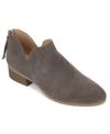 Kenneth Cole Reaction Side Skip Womens Padded Insole Block Heel Chelsea Boots In Gray