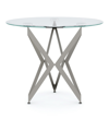 FURNITURE OF AMERICA FURNITURE OF AMERICA ALTA GLASS TOP END TABLE