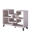 Furniture Of America Geddes 6 Shelf Console Table In White