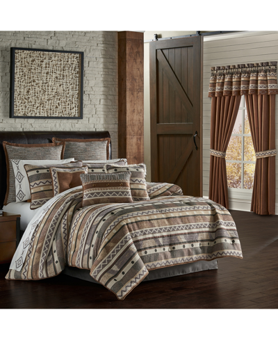J Queen New York Timber Linen 4-pc. Comforter Set, King In Gold