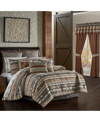 J QUEEN NEW YORK TIMBER LINEN 4-PC. COMFORTER SET, CALIFORNIA KING