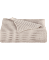 White Sand Pebble Beach Honeycomb Coverlet, Full/queen In Tan/beige