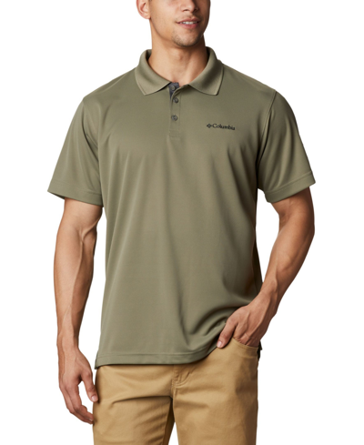 Columbia Men's Big & Tall Utilizer Polo In Stone Green