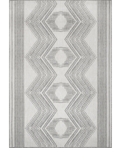 Nuloom Cabana Gbcb01b 8' X 10' Outdoor Area Rug In Silver