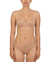 Dkny Litewear Wireless Contour Bra In Tan/beige