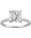 CHARLES & COLVARD MOISSANITE ENGAGEMENT RING (2-5/8 CT. T.W. DEW) IN 14K WHITE GOLD