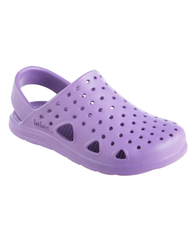 Totes Kid's Sol Bounce Splash And Play Clog Women's Shoes In Purple