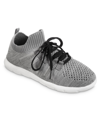 Isotoner Signature Women's Zenz Lace Up Shoe With Slipper Comfort In Gray