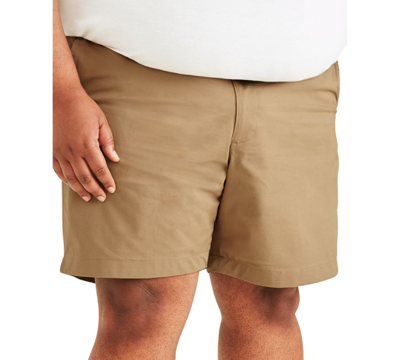 Dockers Men's Big & Tall Ultimate Supreme Flex Stretch Solid 9" Shorts In New British Khaki