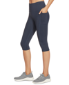 Skechers Goflex Cropped Leggings In Blue
