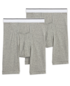 Jockey Men's Pouch Midway Boxer Briefs, Pack Of 2 In Gray