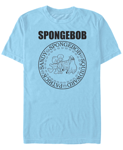 Fifth Sun Men's Sponge Gang Short Sleeve Crew T-shirt In Baby Blue