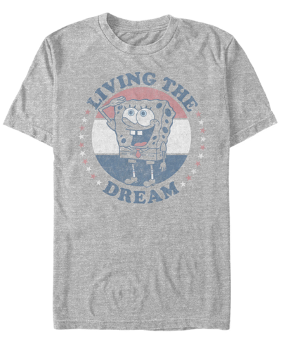 Fifth Sun Men's Live Dream Short Sleeve Crew T-shirt In Heather Gray