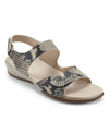 Easy Spirit Women's Hartwell Square Toe Casual Flat Sandals Women's Shoes In Multi