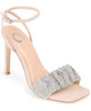 Journee Collection Women's Arlette Rhinestone Stilettos Women's Shoes In Tan/beige