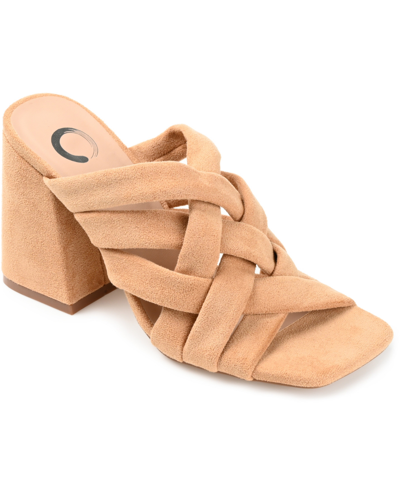 Journee Collection Women's Dorisa Dress Sandals Women's Shoes In Tan