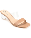 Journee Collection July Square-toe Pump In Brown