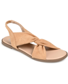 Journee Collection Deleece Sandal In Tan/beige