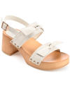 JOURNEE COLLECTION WOMEN'S TIA PLATFORM SANDALS WOMEN'S SHOES