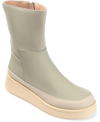 Journee Collection Women's Cristen Lug Sole Booties Women's Shoes In Green