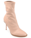 Journee Collection Women's Gizzel Stiletto Bootie Women's Shoes In Pink
