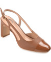Journee Collection Reignn Slingback Pump In Brown