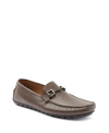Bruno Magli Men's Xander Horse-bit Strap Leather Drivers In Brown
