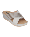 Gc Shoes Women's Isabella Wedge Sandals Women's Shoes In Gray