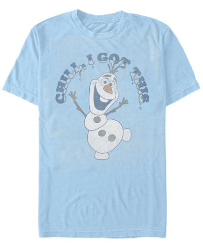 Fifth Sun Men's Chillin Short Sleeve Crew T-shirt In Light Blue